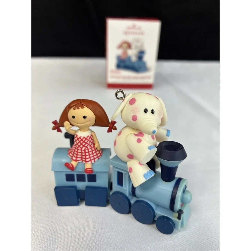 Hallmark 2014 Rudolph 50th Anniversary Misfit Toys Ornament QXI2863 Blue Train